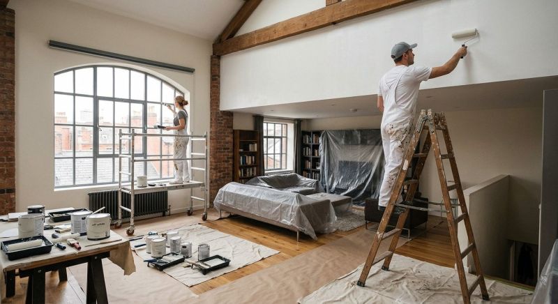 Attic Painting in Waco, TX