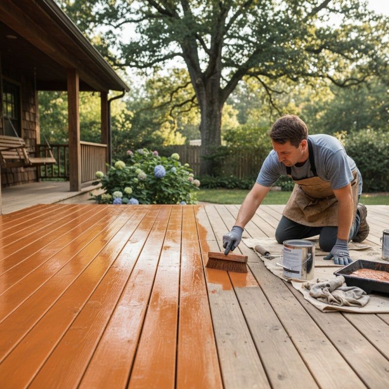 Wood Deck Painting