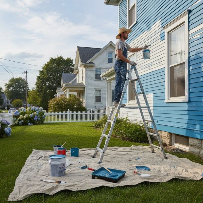 Outdoor Home Painting in Alpharetta, GA